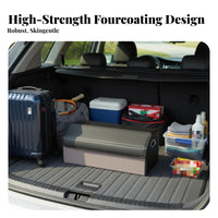 Large Capacity Car Trunk Storage Box Space Saving Foldable Trunk Organizer Multi-Pocket Design Car Boot Storage Case Sturdy Construction for SUV Owners, Families, Travelers, Road Trips, Grocery Shopping, Camping
