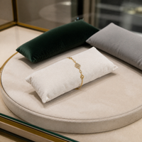 Velvet Bracelet & Watch Display Pillow Stand for Jewelry Store Counter