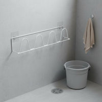 Wall Mounted Slipper Rack Drill Hanging Slipper Organizer Space-Saving Wall Mounted Shoe Rack for Washroom, Entryway, Closet