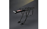 Rear Cargo Rack with Side Rails Clamp-on Two-Wheeler Rear Rack Reflective Stable for Commuters, Daily Commuting