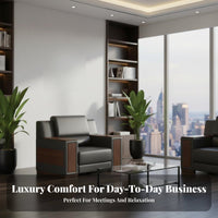 Modern Chinese Design Sofa and Armchair Ensemble Minimalist Aesthetic Office Furniture Professional Look Commercial Seating Long-Lasting Comfort for Business Owners, Interior Designers, Reception Area, Meeting Room, Lounge, Breakroom