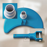 Crescent Pool Vacuum Head Manual Pool Vacuum Head with Hose Connector Compact Slim