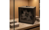 Wooden 4 Watch Winder Carbon-Fiber Automatic Watch Winder Box Quiet Organizer Luxury for Dresser