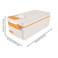 Heated Lunch Container Self Heating Lunch Box with Stainless Steel Interior Compact Portable Food Heater for Commuters