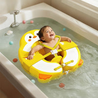 Supportive Baby Swim Seat Stable Non-Inflatable Baby Buoyant Seat Skin-Friendly Infant Swim Buoyant Seat Smooth for Bathtub