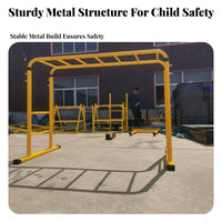 children's Horizontal Ladder Family Fun kids' Monkey Rungs Improves Balance Childrens Indoor Monkey Bar for Beginners, Young Children, Playroom