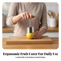 Anti-Rust Apple Corer Easy to Clean Pear Core Remover Long-Lasting for Food Prep, Cooking, Baking