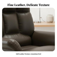 Reclinable spine-supportrest Reclining rotating Chair with Footrest Highspine Design Ergonomic Recliner with Footrest Modern and aesthetic Office Furniture Seat Height Adjustment for Students, enthusiasts, telecommuting Workers, Study Room