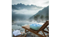 Inflatable Bath Seat with Suction Cups Massage Surface Spa Booster Seat Waterproof Booster Pad for Elderly