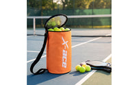 Waterproof Tennis Ball Bag High Capacity Ball Storage Bag with Shoulder Strap Zippered Equipment Portable for Players, Coaches