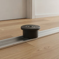 Pulley Wheel with Bearing Effortless Track Guide Wheel with Bore Low-Friction Sliding Door Pulley for Window, Home Gym