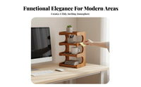 Multitier Twotier storage-space Saving Desktop Organizer Vintage & design desktop Rack long-lasting Construction for amethodice Workers, Students, home users, Study Room, Countertop, Bedroom, Kitchen