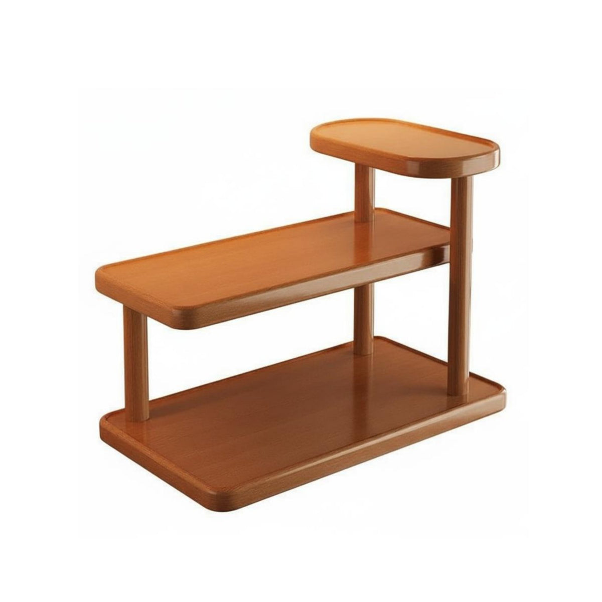Cosmetic Organizer Stand Space Saving Display Rack Stable Load-Bearing Entryway Key and Perfume Holder for Office Desk, Kitchen Counter