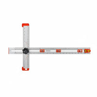 Multi-Function Double Hole Positioning Ruler Quick Marking Drilling Positioning Ruler Woodworking Hole Jig