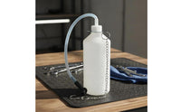 Fluid Collection Bottle with Silicone Tube Manual Brake Bleeder Bottle with Hose Oil Resistant Tool for Mechanics