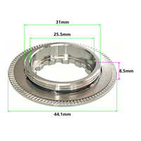 Alloy Centerlock Rotor Lockring Slim-Profile Centerlock Lockring Thru-Axle Disc Rotor Lock Fastener Secure for Cyclists