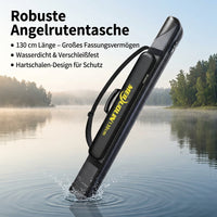 Rod Bag for Catfish Anglers, Waterproof Fishing Tackle Bag made of Textile, Robust Rod Case for Spinning Rods