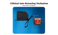 600KG Load Capacity Self-Locking Pallet Binder Quick Release Buckle Automatic Winding Tensioner Reusable for Shipping, Warehouses, Factories