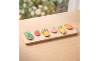 Early Learning Wooden Matching Puzzle Educational Puzzle Board with Chunky Pieces Hand-Eye Coordination Toy Fine Motor Skills for Preschoolers, Preschool, Playroom