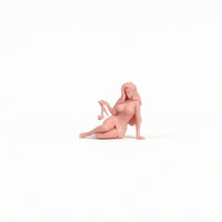 Female Figurine Long-Lasting Miniature Figurine Hand-Painted for Hobbyists