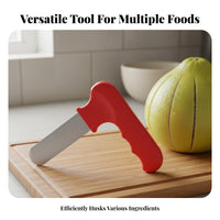 Pomelo Cutter Versatile Durian Unseal Er Tool Clam Versatile Clam Unseal Er Stainless Steel Blade for Uncooked Counters, Outdoor