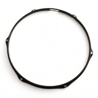 Black Drum Hoop with Six Holes Long-Lasting 6-Hole Drum Hoop Solid Counterhoop Heavy-Duty for Drummers