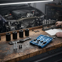 9 Pieces Balancer Shaft Alignment Tool Kit Wide Application Engine Balancer Shaft Tool Storage Case Included for Garage