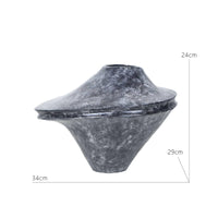 Flower Vase Textured Resin Vase Sculptural Vessel for Decorators