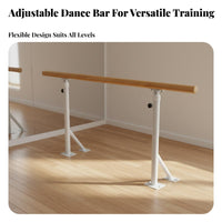 Adjustable Dance Barre Floor-Standing Freestanding Dance Bar Wall Mounted Dance Bar for Children, Dancers