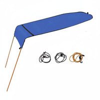 Aluminum Alloy Frame Kayak Canopy Waterproof Kayak Sunshade Easy Installation Boat Bimini Top Long-Lasting for Anglers, Fishing