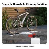 400 Ml Pressure Washer Foam Dispenser Leak-Resistant Pressure Washer Foam Bottle Engineering Grade Car Wash Soap Dispenser for DIY Enthusiasts