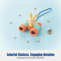 Children's Binoculars, 8x Magnification, HD, Bunny Design, Lightweight, Preschool, Random Color