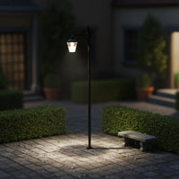 Miniature Street Light Realistic Diorama Lamp with Wires Model for Hobbyists