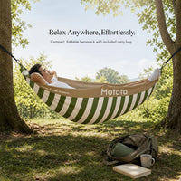 MOTATA Outdoor Lightweight 3-Person Family Camping Hammock with Anti-Tip Design