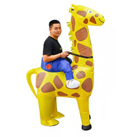 Cartoon Giraffe Inflatable Costume for Halloween
