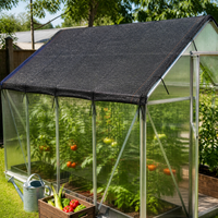 Heavy-Duty Black Sun Shade Net for Garden, Greenhouse, and Agriculture - UV Protection and Dustproof