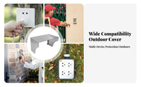 Entry Chime Rain Cover Rainproof Access Control Keypad Protector Waterproof Stainless Steel Keypad Protector for Garden, Patio