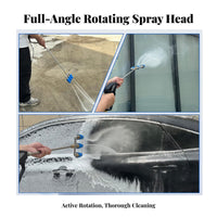 3-in-1 Turbo Nozzle Head Leak Proof High Pressure Washer Sprayer Head Long-Lasting for DIYers, Vehicle Washing, Decks, Patios