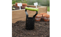 Hole Digging Cylindrical Seedling Dibber Easy to Use Transplanting Tube Tool Precision Planting Seedling Transplanter Narrow Tip for Gardeners, Farmers, Farm