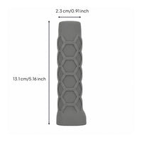 Racket Handle Sleeve with Hexagonal Texture Non-Slip Racket Grip Sleeve Handle Cover Cushioned Grip Wrap Silicone