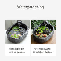 Ceramic Desktop Water Feature Mini Circulation Decor