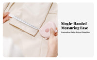 Retractable Physical Tape Measure Attractive Clasp Automatic Soft Measuring Tape Self-Locking Single-Hand Use for Home