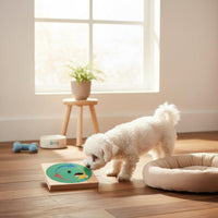 Slow Feeder Nail File Board Rotating Food-Hiding Design Slow Feeder Nail File Challenge Dog Grooming Surface Pad with Treat