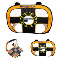 Kids Training Goal Foldable Football Net Bounce-up Soccer Goal for Toddlers, Outdoor, Backyard, Park