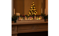 Advent Calendar with Drawers Tabletop Wooden Advent Calendar for Mantel, Office