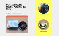 Waterproof electric car horn