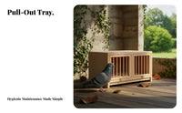 Multi-Unit Pigeon Perch Box Sturdy and Long-Lasting Wooden Pigeon Enclosure Dense Wood Dovecote Easy to Install Wooden Birdhouse