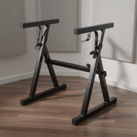 Z-type Keyboard Stand Simple Setup Heavy Duty Piano Stand Anti-Skid Foam Pads Musical Instrument Accessory for Instrumentalists, Pianists