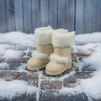 1/6 Scale Snow Boots Handmade Doll Footwear for Collectors, Hobbyists
