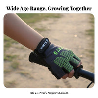 Non-Slip Grip Balance Bike Gloves Breathable Kids Cycling Gloves Shock-Absorbing for Girls, Toddlers, Biking, Outdoor Sports